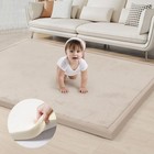 39x59 Thick Memory Foam Mat Baby Play Mat Non Slip Carpet Area Rug For Kids Room