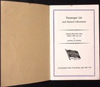 1931 Cunard Anchor Line Ss Caledonia Passenger List Easter Cruise National Tours