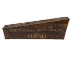 Antique Wooden Violin Case For The Birmingham City Brass Police Band C 1930