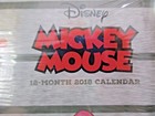 Calendar Disney Mickey Mouse 2018 12 Month 10  X 10  Minnie Pluto Donald Duck