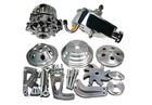 Long Water Pump Pulley Kit   Alternator  power Steering Pump Fits Sbc Chevy New