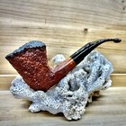 93g Caminetto    business    Moustache Tan Rustic Hand Made Italian Estate Pipe