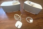 Pair Of Sonos Play  5 1st Gen - Ultimate Wireless Speaker White W  Sonos Boost