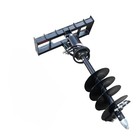 Skid Steer Post Hole Auger Attachment 12 diameter 46  Drilling Depth