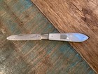 English  Sheffield 1929 Sterling Silver Folding Pkt Fruit Knife Mother Of Pearl