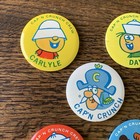 Vintage Genuine 1960s Quaker Oats Cap n Crunch Crew 5-pin Set