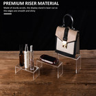 3pcs Acrylic Display Stand-clear Riser Shelf For Jewelry Desserts   Collectibles