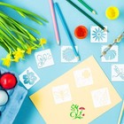 65pcs Small Stencils For Painting On Wood Burning Reusable  3 Inch Reusable S   