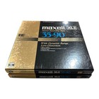 Lot Of 2 Maxell Xlii 35-90 7  Reel Tape - Ee Position - Used