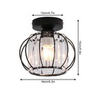 Flush Mount Light Fixture Modern Ceiling Lamp Aisle Hallway 