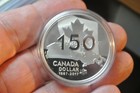 2017  1 Silver Dollar 150th Home And Native Land Canada Gem Proof W  Box 