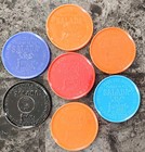 1962 Salada Tea   Junket Desserts Baseball Coins Lot Of Seven  7 
