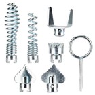 7 Pcs set Cutter Drain Cleaner Plumbing Snake Tools Cable Auger Clog Sewer Pipe