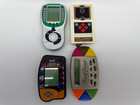 Vintage Electronic Handheld Games Lot Mattel Basketball Link 4 Tested Works