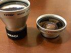 Tiffen Mega Plus 2x Telephoto   0 75x Wide  49mm Converter Lens