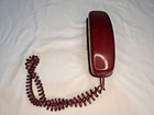 Vintage 4 87 Trimline Pactel Phone 2202 Touch Tone Wall Mount Maroon