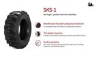 10-16 5 12pr Sks Skid Steer Tire 10x16 5 For Bobcat Industrial Tire 10 16 5