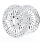 11 8  Front Left Right Brake Rotor Fit For Harley Touring Electra Road Glide 08 
