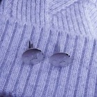 Vintage Sterling Silver 925 Textured Circle Cufflinks Cuff Links