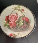 Antique Victorian Roses Flue Cover 