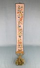 Embroidery Fabric Bell Pull With Flowers Birds Wall Art Wall Hanging Wall Decor