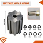 5600kn Hydraulic Hose Crimper Pipe Clamping Machine With 8 Sets Dies 10mm-30mm