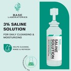 Base Laboratories 3 Saline Solution Vials - Versatile 3 Sodium Chloride Saline