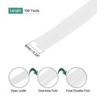 1 4 Inch Double Fold Bias Tape Continuous Bulk Bias Tape White 100 Yards