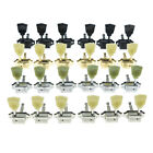 Wilkinson 3x3 Deluxe Vintage Guitar Tuners W  String Through Post For Les Paul
