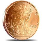  100  Walking Liberty - 1 Oz Copper Round - Bullion - Lot