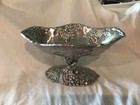 Arthur Court Grape   Leaf Raised Centerpiece Bowl  Cast Aluminum  Artist Signed