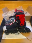Rollerblade Microblade Adjustable Inline Skates Us 5   8 Black 80mm Youth Women