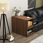 Home Office Corner Desk With Storage Drawers And Shelf  Study Workstation