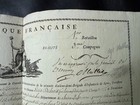 French Army Military Discharge  70  me Demi-brigade  1798   Rare Original Doc