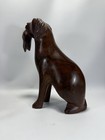 Carved Ironwood Retriever Dog With A Duck In Mouth