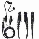 2-wire Acoustic Tube Ptt Mic Earpiece Headset For Motorola Radios Ex600 Ex500