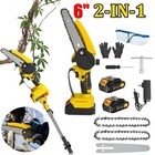 2-in-1 Cordless Pole Saw And Mini Chainsaw With Extension Pole W 2 21v Battery