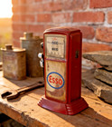 6 5 x4  Retro Style Cast Iron  esso Gasoline Pump  Bank   ships Free 