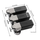 Black Soap Dispenser Wall Mounted Liquid Bathroom Shower Hand Shampoo Us 3 500ml