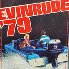 1979 Evinrude Outboards Boats Sales Salesman Brochure Advertising Vintage 32pgs