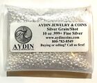 10 Oz Troy Ounces Silver Poured Shot  999  Fine Silver - In Stock