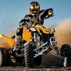 Yellow X Can Am Team Shock Covers Bombardier Ds 450 650 Atv  set Of 3  New