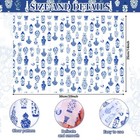 100 Sheets 20   14 Inches Chinoiserie Tissue Paper For Gift Wrapping Blue Whi   