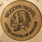 1993 Bismarck  Mo 125th Anniversary Wooden Nickel - Token Missouri