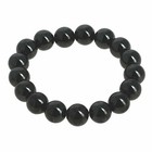 Magnetic Hematite Bracelet Pain Relief Energy Powerful Elastic 12mm Bead G1