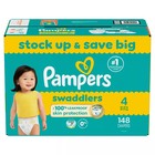 Pampers Swaddlers Soft Sensitive Skin Baby Diapers - Size 4 - 148ct