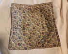  Microwave  Large Bowl Or Plate Holder cozy  Red Blue Floral On Brown