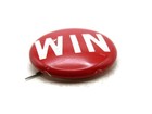 Red Win Button White Lettering