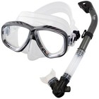 Scuba Diving Snorkeling Mask 100  Dry Snorkel Water Sports Gear Package Set