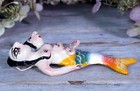 Mermaid Mom   Baby Mermaid Clay Ornament Handmade Guerrero Mexican Folk Art